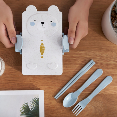 Accesorii și veselă - Cutie alimentara pentru pranz 800 ml SHYE-6209albastru