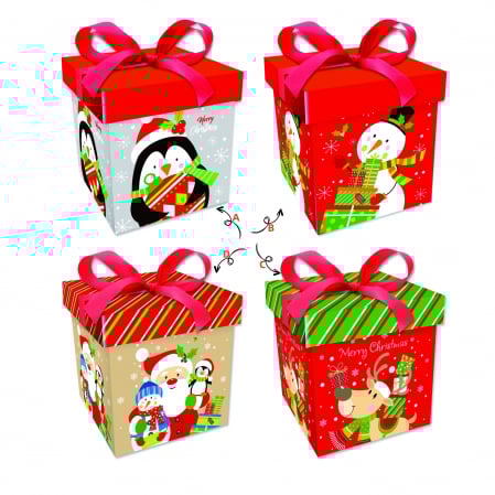 Articole party - Cutie pliabila patrata 22cm