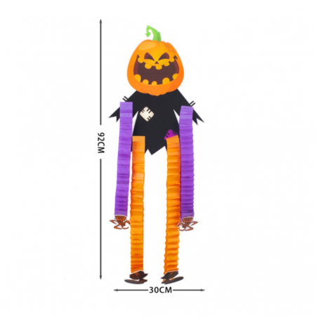 Accesorii party - Decoratiune Eventy pentru Halloween, dovleac cu maini si picioare extensibile 92CM B1-1118-3