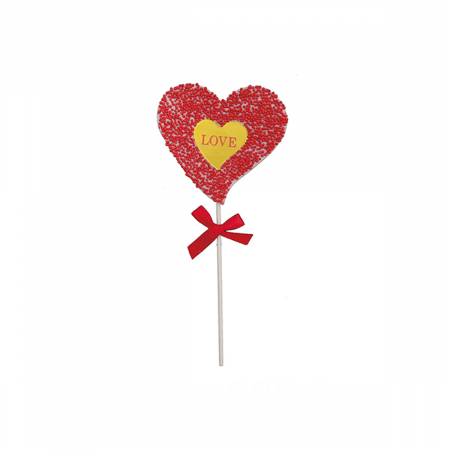 Accesorii party - Decoratiune pentru tort in forma de inima ' Love ' QT9368