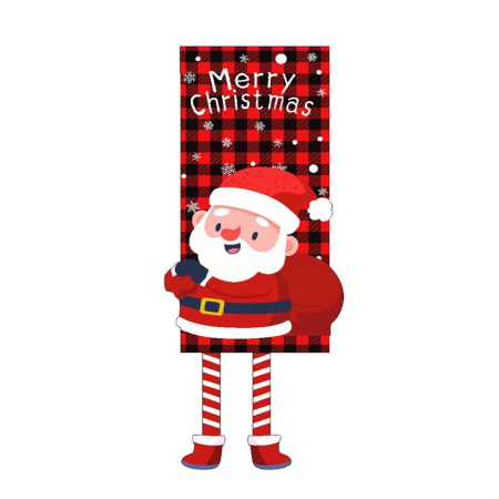 Articole pentru sărbători - Decoratiune usa/perete pentru Craciun ' Merry Christmas ' 40 x 110 cm 6220-19