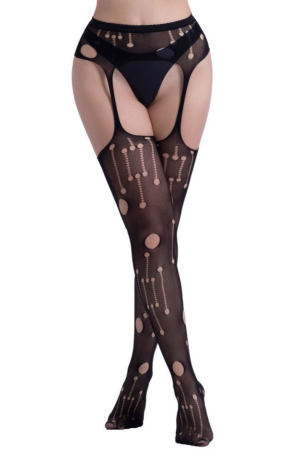 Dresuri - Dres cu model si jartiere 6079