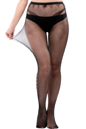 Dresuri - Dres sexy transparent cu model ZS-3006