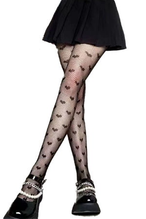 Dresuri - Dres sexy transparent cu model inimioare ZS-3084