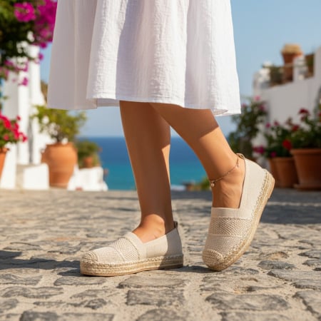 Sandale - Espadrile X26-765bej
