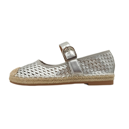 Espadrile N25-1765argintiu [6]