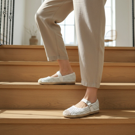 Espadrile N25-1765alb [6]