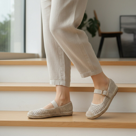Damă - Espadrile N25-1765bej