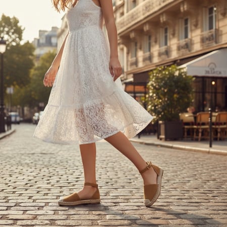 ÎNCĂLȚĂMINTE DAMĂ 29.99 - Espadrile X24-1189camel