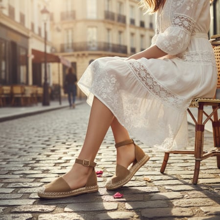 ÎNCĂLȚĂMINTE DAMĂ 29.99 - Espadrile X24-1189khaki