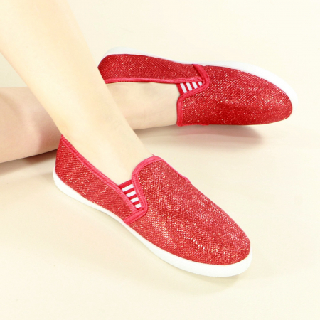 Espadrile - Espadrile ZJ-21rosu
