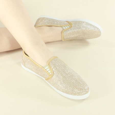 Espadrile - Espadrile ZJ-21auriu