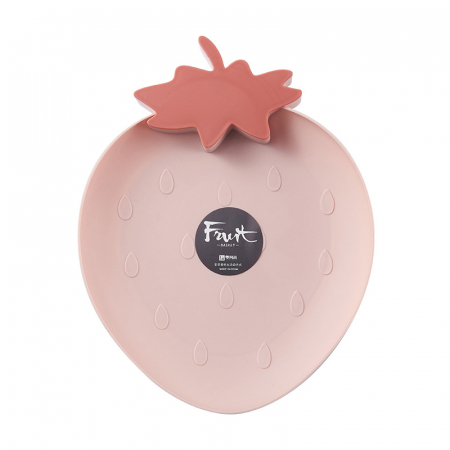 Articole casă - Farfurie din plastic in forma de capsuna 6236