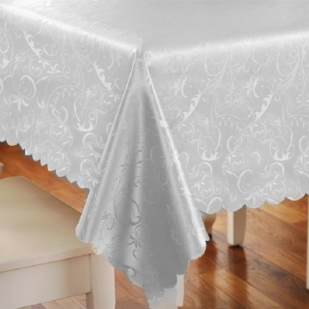 Fețe de masă - Fata de masa Jacquard alb FM-001