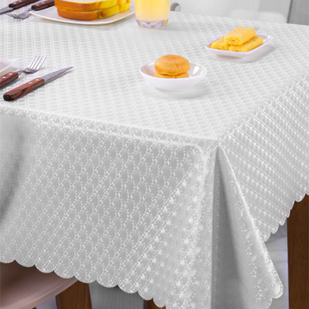 Fețe de masă - Fata de masa Jacquard alb FM-001
