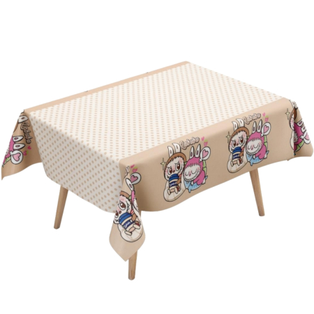 Articole party - Fata de masa pentru petrecere ' model Labubu ' 183 x 137 cm 2260-2506