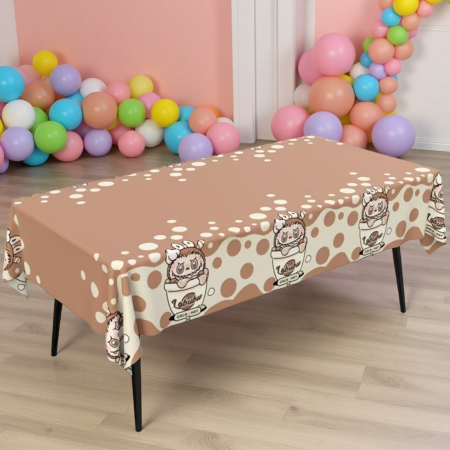 Articole party - Fata de masa pentru petrecere ' model Labubu ' 183 x 137 cm 2260-2507