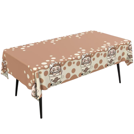 Articole party - Fata de masa pentru petrecere ' model Labubu ' 183 x 137 cm 2260-2507