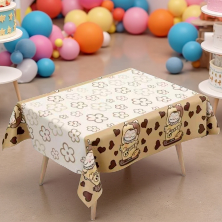 Articole party - Fata de masa pentru petrecere ' model Labubu ' 183 x 137 cm 2260-2508