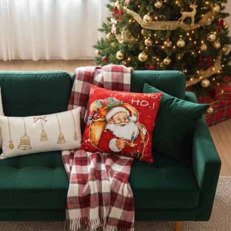 Fata de perna, model Craciun 45 x 45 cm 6220-2504 [10]