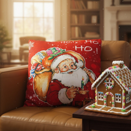 Articole pentru sărbători - Fata de perna, model Craciun 45 x 45 cm 6220-2504