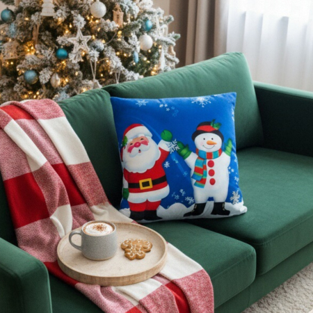 Perne - Fata de perna, model Craciun 45 x 45 cm 6220-2505