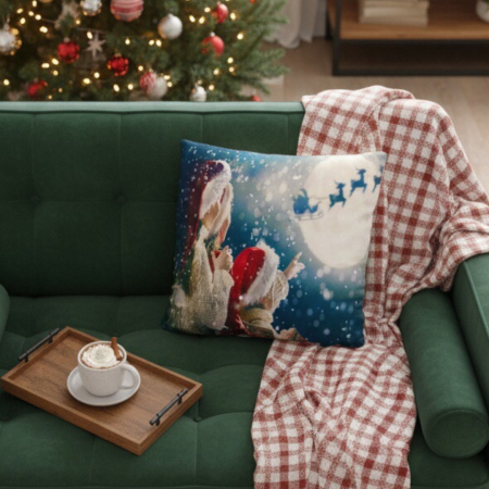 Fata de perna, model Craciun 45 x 45 cm 6220-2513 [7]