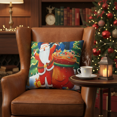 Perne - Fata de perna, model Craciun 45 x 45 cm 6220-2507