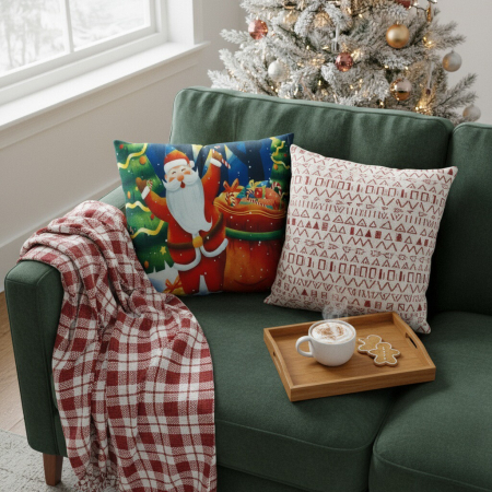 Perne - Fata de perna, model Craciun 45 x 45 cm 6220-2507