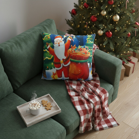 Perne - Fata de perna, model Craciun 45 x 45 cm 6220-2507