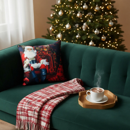 Perne - Fata de perna, model Craciun 45 x 45 cm 6220-2508