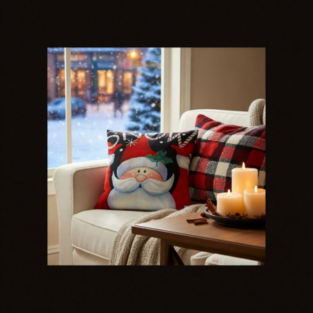 Fata de perna, model Craciun 45 x 45 cm 6220-2509 [6]