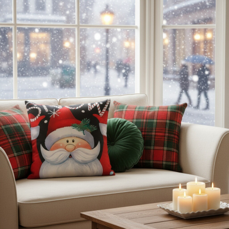 Fata de perna, model Craciun 45 x 45 cm 6220-2509 [8]