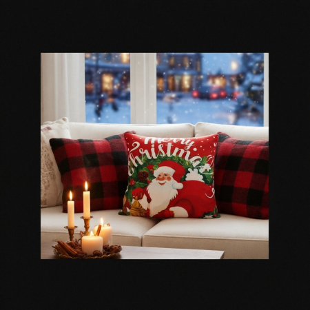 Fata de perna, model Craciun 45 x 45 cm 6220-2510 [6]