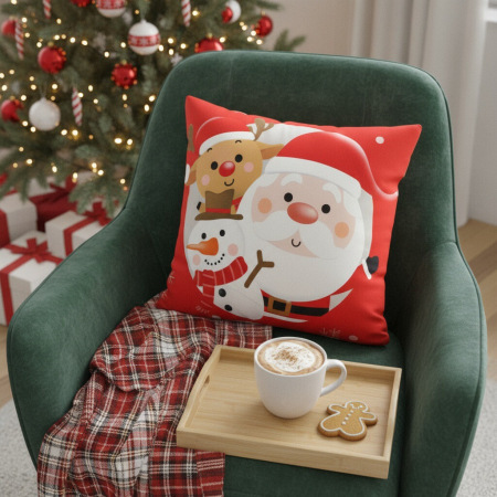 Fata de perna, model Craciun 45 x 45 cm 6220-2511 [9]