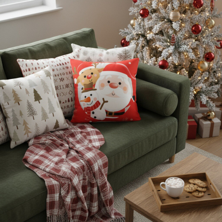 Fata de perna, model Craciun 45 x 45 cm 6220-2511 [7]