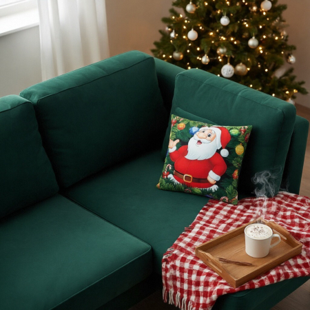 Articole pentru sărbători - Fata de perna, model Craciun 45 x 45 cm 6220-2512