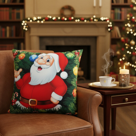 Articole pentru sărbători - Fata de perna, model Craciun 45 x 45 cm 6220-2512