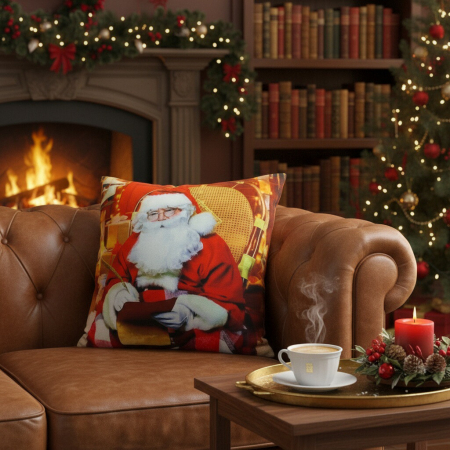 Fata de perna, model Craciun 45 x 45 cm 6220-2514 [12]