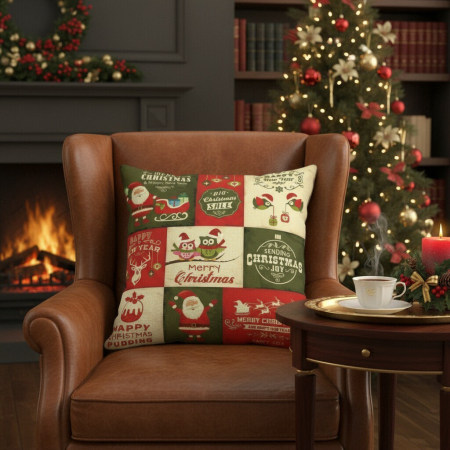 Fata de perna, model Craciun 45 x 45 cm 6220-26 [13]