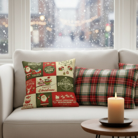 Fata de perna, model Craciun 45 x 45 cm 6220-26 [11]