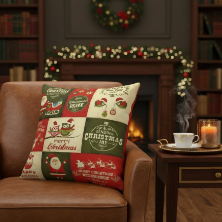 Fata de perna, model Craciun 45 x 45 cm 6220-26 [6]