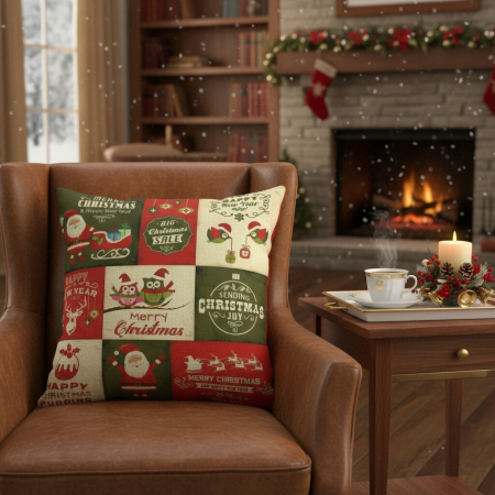 Fata de perna, model Craciun 45 x 45 cm 6220-26 [10]