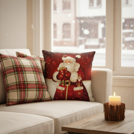 Fata de perna, model Craciun 45 x 45 cm 6220-30 [8]