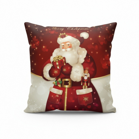 Articole casă - Fata de perna, model Craciun 45 x 45 cm 6220-30