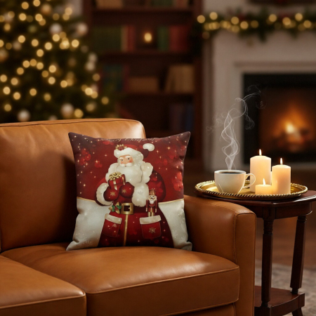 Fata de perna, model Craciun 45 x 45 cm 6220-30 [10]