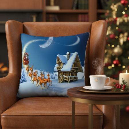 Articole casă - Fata de perna, model Craciun 45 x 45 cm 6220-31