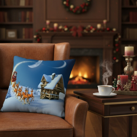 Fata de perna, model Craciun 45 x 45 cm 6220-31 [7]