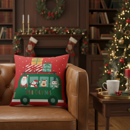 Fata de perna, model Craciun 45 x 45 cm 6220-33 [9]