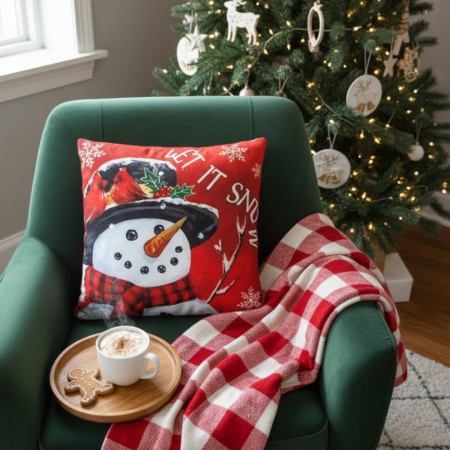 Fata de perna, model Craciun 45 x 45 cm 6220-2503 [8]